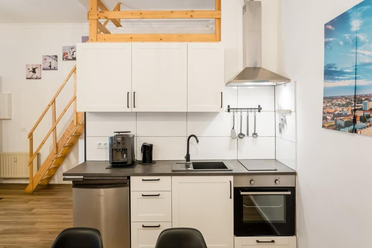 Stylish Loft Close To Boxhagener Platz Berlin Bagian luar foto